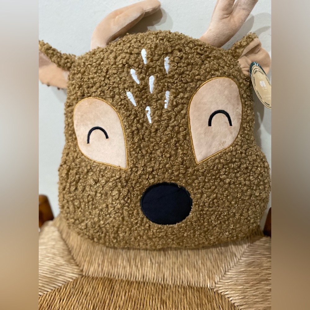 Aspen Decorative Deer plush pillow - Brand new!  plush and warm winter ready - Picture 7 of 7